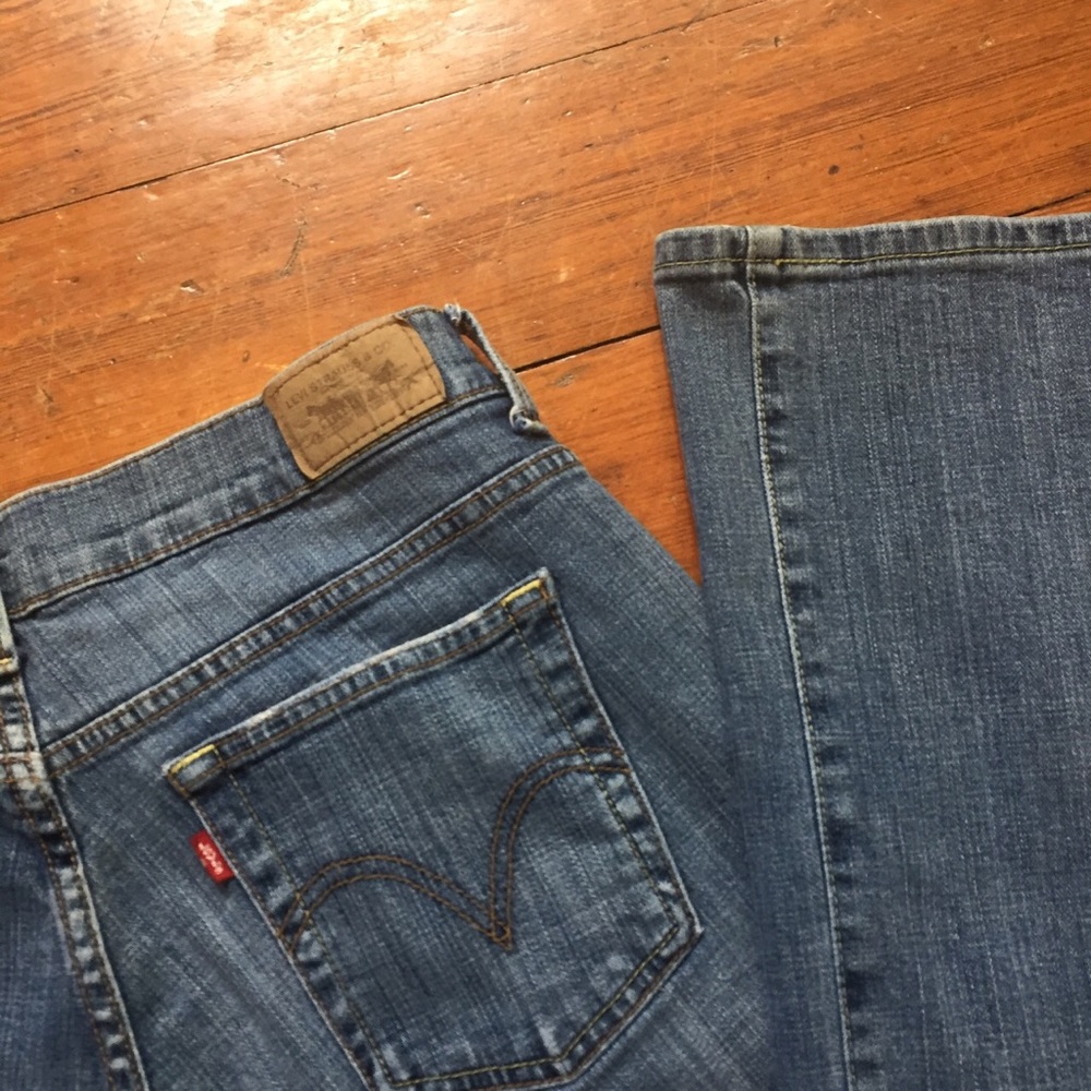 Levi’s high wasted 515 boot cut.